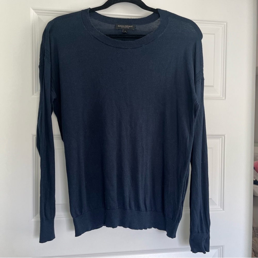 Banana Republic Navy Blue Sweater